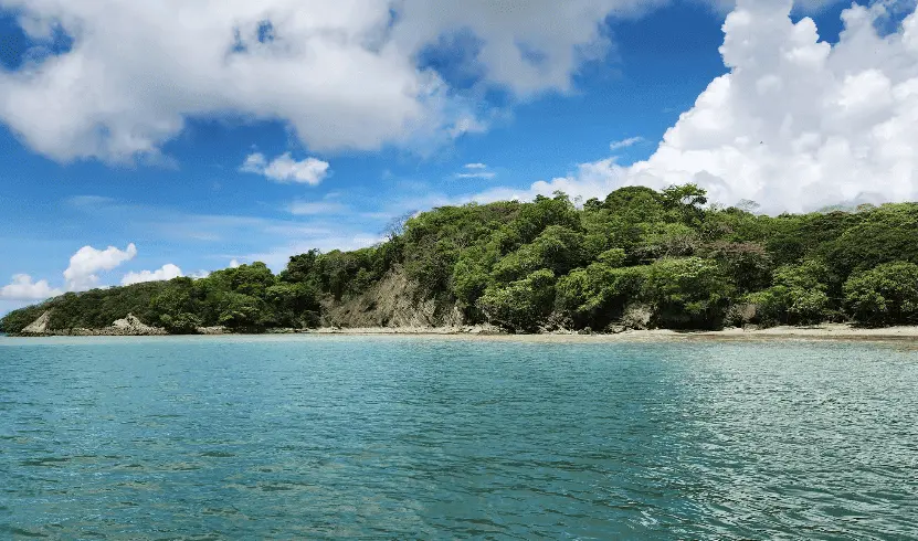 White sand beach on the Nicoya Peninsula, Costa Rica